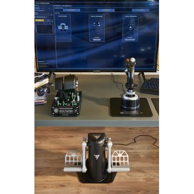 8. Thrustmaster TPR Rudder Black, Silver USB Flight Sim Analog PC