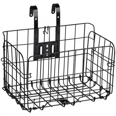 DUNLOP FRONT FOLDABLE BICYCLE BASKET 34X20X23CM