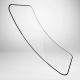 2. Puro Flexible Glass D3O Hybrid Glass with Black Frame for iPhone 16 Plus / iPhone 15 Pro Max / iPhone 15 Plus