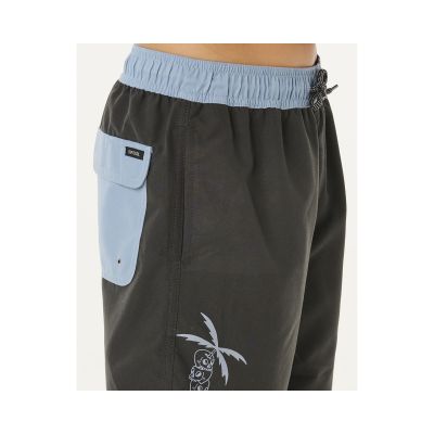 4. RIP CURL Eternal Shred Block Volley-Boy boardshorts, black