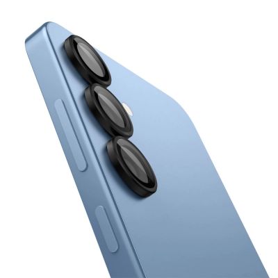 3. Spigen Optik Pro GLAS.TR EZ FIT 2-pack Camera Cover for Samsung Galaxy S25 - Black