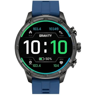 5. Smartwatch Gravity Black Strap + Bracelet GT41-2