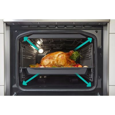18. GORENJE GECS6B70CLI Retro electric cooker 60 cm | ExtraSteam | AirFry | FrozenBake | cream