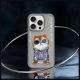 8. Nimmy Glasses Cool Cat Case for iPhone 16 Pro Max - Gray