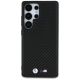 3. BMW Leather Carbon MagSafe Case for Samsung Galaxy S25 Ultra - Black