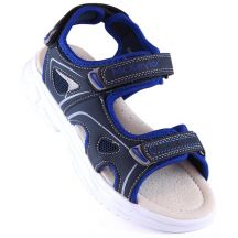 McKeylor Jr JAN229A Velcro sandals, navy blue