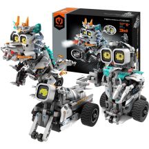 3-in-1 programmable robot set, 408 pieces
