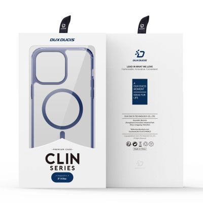 5. Dux Ducis Clin2 case for iPhone 14 Plus magnetic MagSafe cover blue
