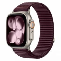 Tech-Protect NylonLoop Band for Apple Watch 44 / 45 / 46 / 49 mm – Burgundy