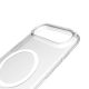 9. Puro Lite Mag TPU+PC Case Compatible with MagSafe for iPhone 17 Air - Transparent with White Ring