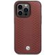 3. Case BMW BMHMP14L22RFGR iPhone 14 Pro 6.1" Burgundy/burgundy Leather Diamond Pattern MagSafe