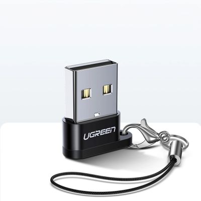 6. Ugreen US280 50568 USB-C 3.1 (female) / USB-A 2.0 (male) adapter - black