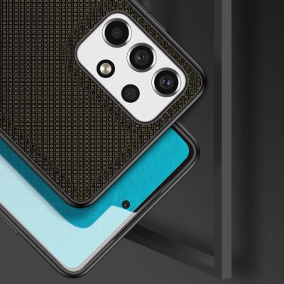 4. Dux Ducis Fino case is made of nylon material for Samsung Galaxy A73 green