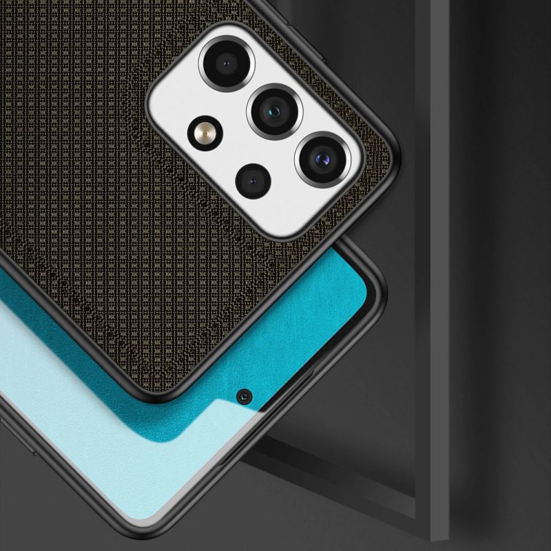 4. Dux Ducis Fino case is made of nylon material for Samsung Galaxy A73 green