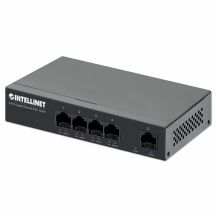Intellinet 561792 Gigabit Ethernet Network Switch (10/100/1000) with PoE Support, Black