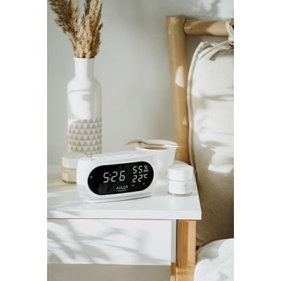 8. Alarm clock ADLER AD 1186 white