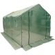 43. GREENHOUSE GARDEN TUNNEL 200x350x200CM PE GREEN STEEL STRUCTURE