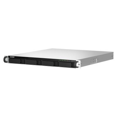 4. Qnap TS-464U-8G, 1U, 4 x 2.5"/3.5" SATA, Intel Celeron N5105/N5095 4C/4T, 8GB RAM onboard (not expandable), 2 x 2.5GbE, Single PSU (not upgradeable to RP)