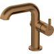 Washbasin tap with rectangular spout