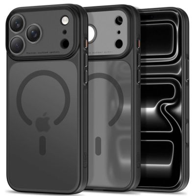 Tech-Protect MagPrime MagSafe CC Case for iPhone 18 Pro Max / 17 Pro Max - Matte Black