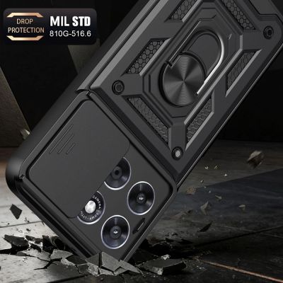 3. Tech-Protect CamShield Pro Case for Motorola Moto G67 / G77 - Black