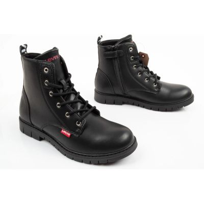 8. Levi's girls' Pasadene SE ankle boots, black, with zipper