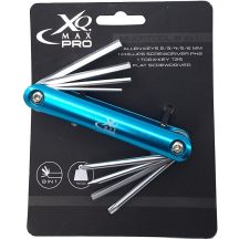 8-IN-1 XQMAX PRO BLUE BIKE REPAIR TOOL KIT
