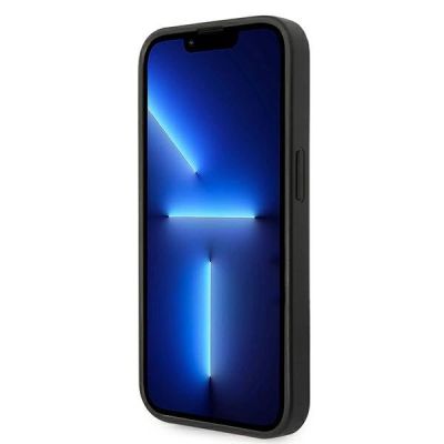 5. Guess Saffiano Strap Case for iPhone 14 Pro - Black