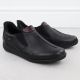 3. Women’s black leather wedge shoes Rieker 47253-00