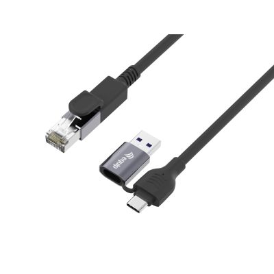 Equip 133104 network cable Black 5 m