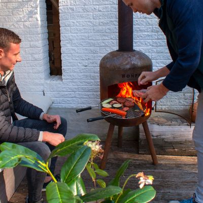 17. Bonfeu Bonbono 4501 garden fireplace black