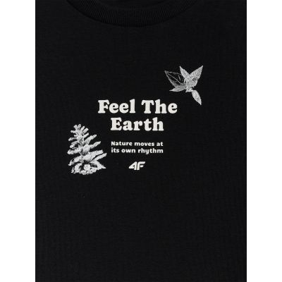 6. Women's regular printed T-shirt 4F 4FRSS26TTSHF3704-20S