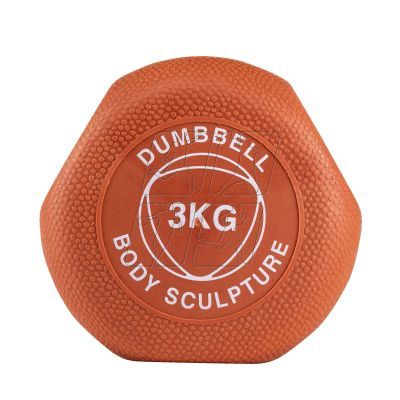 6. Dumbbell Body Sculpture Neoprene BW 131 3 KG