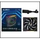 Lian Li UNI FAN TL Wireless LCD Fan, ARGB, PWM - 120 mm, black