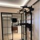4. Black Mounting Brackets for BENCHK WHB SB Wall Bars