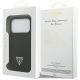 8. Guess Rhinestone Triangle Logo Case for iPhone 17 Pro - Black