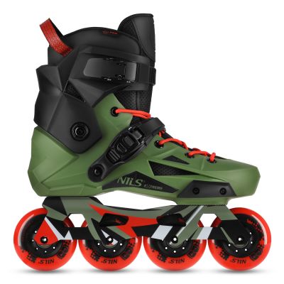 3. NA1601 SLAYD GREEN SLALOM ROLLER SKATES SIZE 47 NILS EXTREME