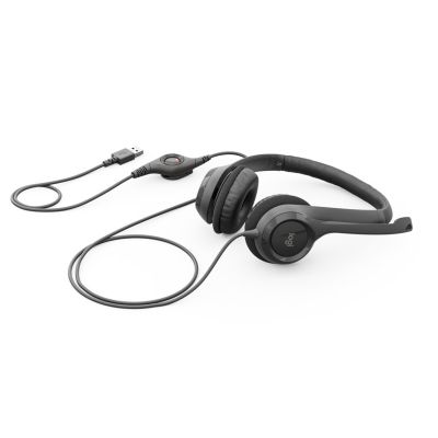Logitech H390 Headphones 981-000406 (Black)
