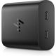 5. HP 65W GaN Laptop Charger 2xUSB-C Black AC Adapter 600Q7AA