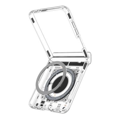 3. Spigen Ultra Hybrid Pro MagSafe Case for Samsung Galaxy Z Flip 8 Neo One - Gray/Black