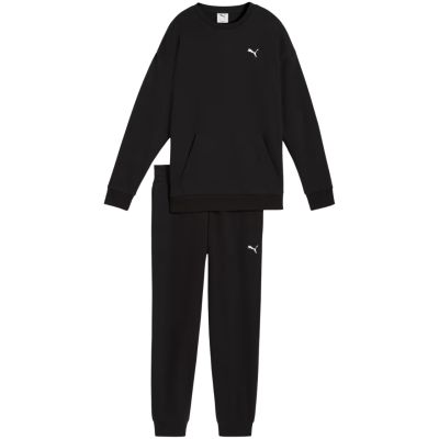 2. Puma Relaxed Sweat Suit Women's Tracksuit Black 691900 01
