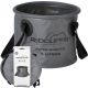 FOLDABLE TRAVEL BUCKET ROUND WATER CONTAINER 8L GREY REDCLIFFS