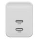 9. HYPER HJG35EU Mobile Charger Headphones, Headset, Smartphone, Watch White AC Fast Charging Internal