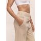 3. CASALL Aria Turn Up Straight Jogger Women's Pants, Beige