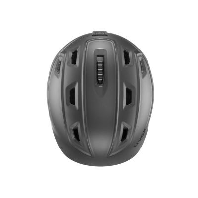 3. Uvex fierce unisex ski helmet with removable anti-allergic liner grey (56/6/225/20)