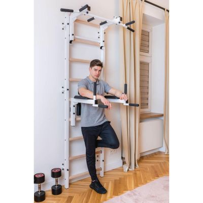 16. GYMNASTIC LADDER ADJUSTABLE BAR AND HANDLE BENCHK 732W