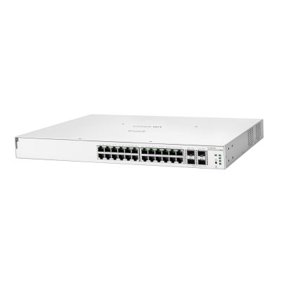 2. HPE Aruba Networking Instant On Switch 24p Gigabit CL4 PoE 4p SFP+ 370W 1930 Managed L2/L3/L4 Gigabit Ethernet (10/100/1000) PoE Support 1U White