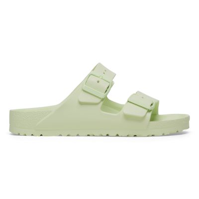 11. Birkenstock Arizona Essentials EVA Regular Faded Lime Men's Foam Slides for Wide Feet (1024571)