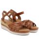 69. Women's beige openwork closed sandals Sabatina