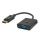SAVIO CL-90 Adapter (DisplayPort M - D-Sub (VGA) F; 0.20m; black)